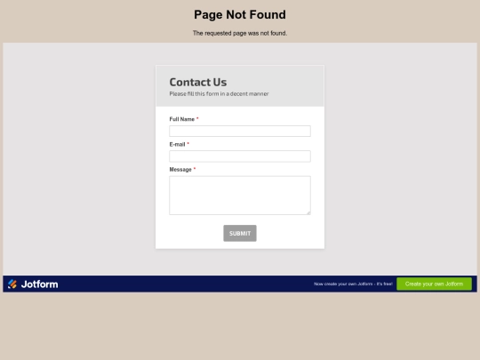 not_found screenshot