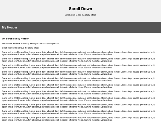 testpage screenshot