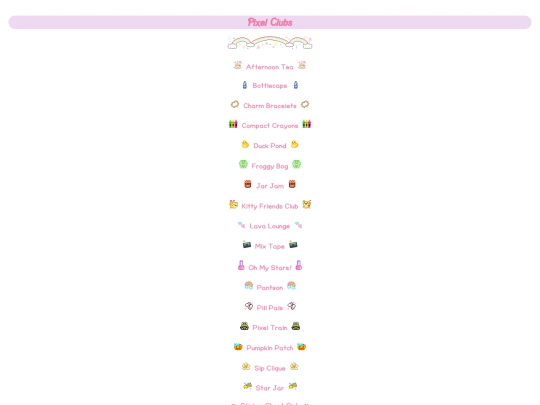 Pages/Collections screenshot