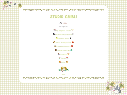 Pages/Ghibli screenshot