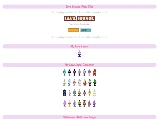 Pages/LavaLounge screenshot