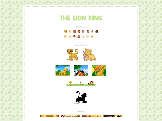 Pages/LionKing screenshot