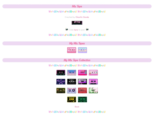 Pages/Mixtape screenshot