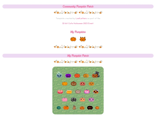 Pages/PumpkinPatch screenshot