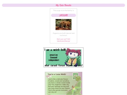 Pages/Quiz screenshot