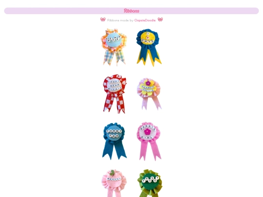 Pages/Ribbons screenshot