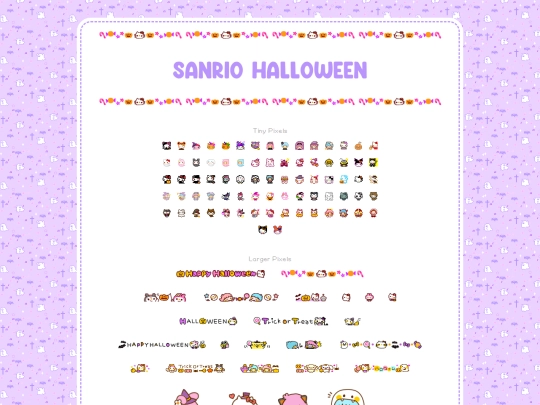 Pages/SanrioHalloween screenshot