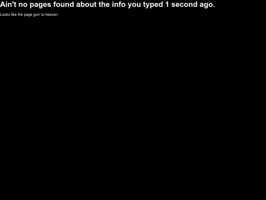 not_found screenshot