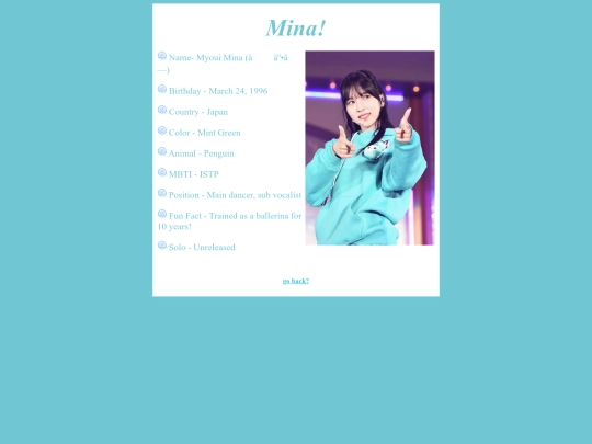 members/mina screenshot