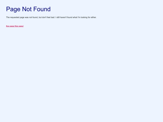 not_found screenshot