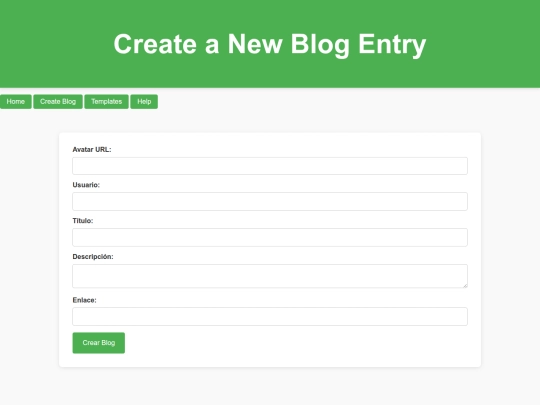 google/blogger/create_blog screenshot