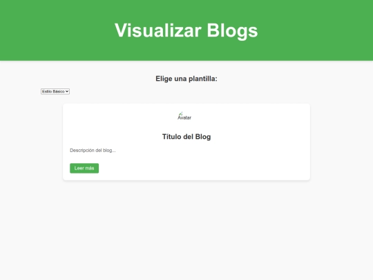 google/blogger/ver_blogs screenshot