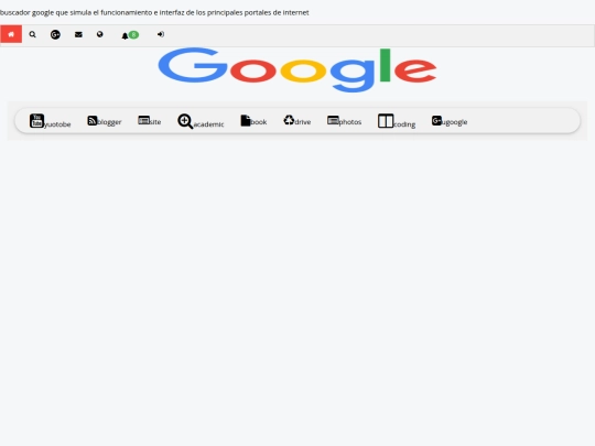 google/menu screenshot
