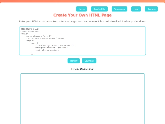 google/site/create-site screenshot
