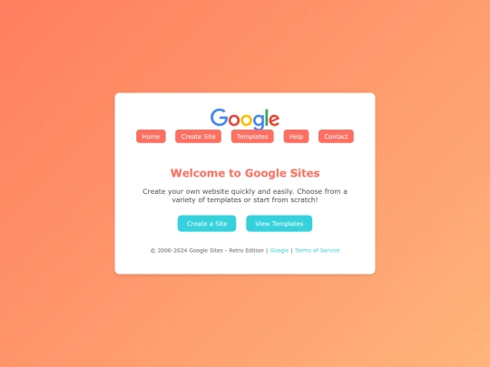google/site screenshot