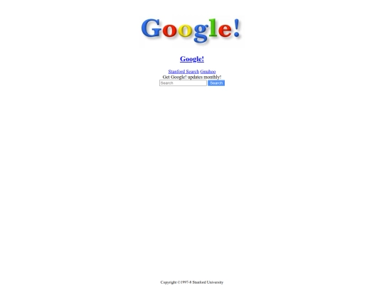 google/stanford screenshot