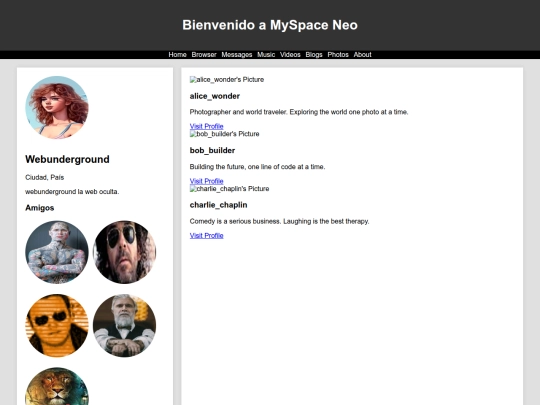 myspace/browser screenshot