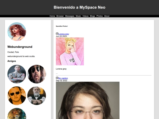 myspace/photos screenshot