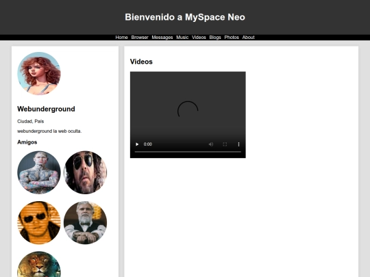 myspace/videos screenshot