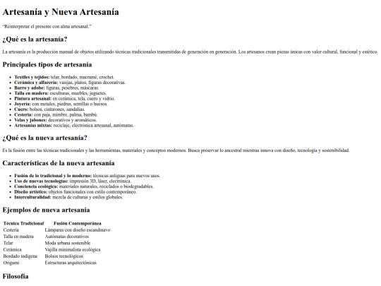 page/artesania screenshot
