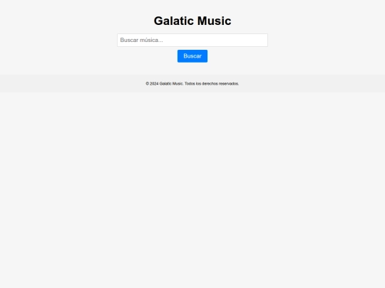 search/Galatic/music screenshot
