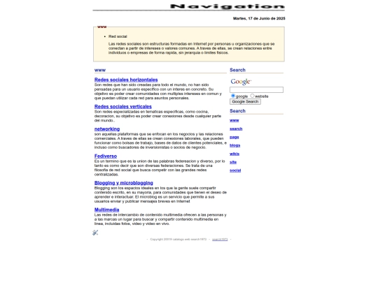 search/catalogos/social screenshot