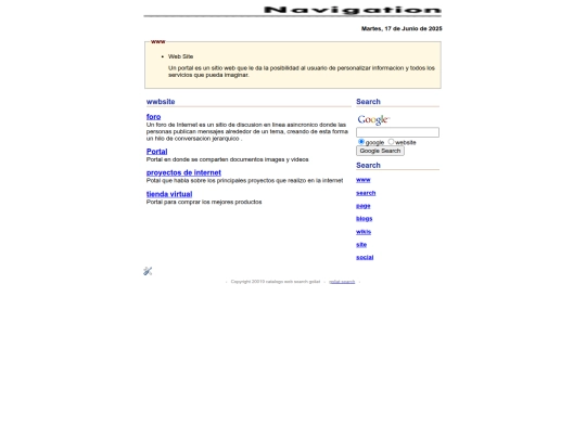 search/catalogos/website screenshot