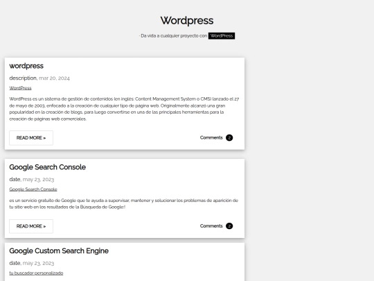wordpress screenshot