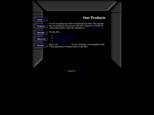 yahoo/geocities/area51/products screenshot