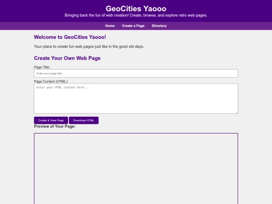 yahoo/geocities screenshot