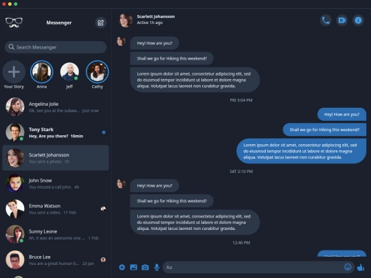 yahoo/messenger/index-dark screenshot