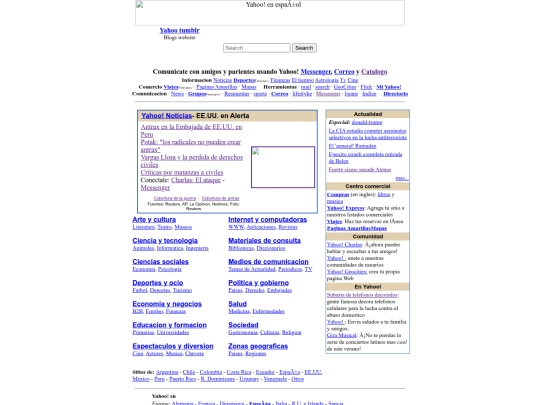yahoo/old97/espanol screenshot