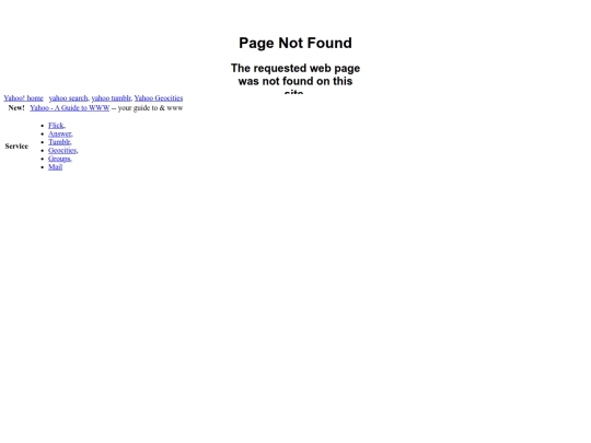 yahoo/old97/search screenshot