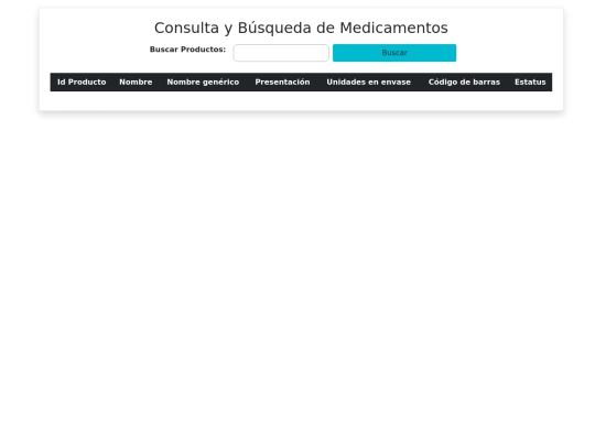 modulos/Sucursal/ConsultaBusquedaP/viewBusqueda screenshot