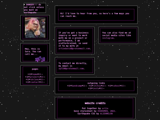 contact screenshot