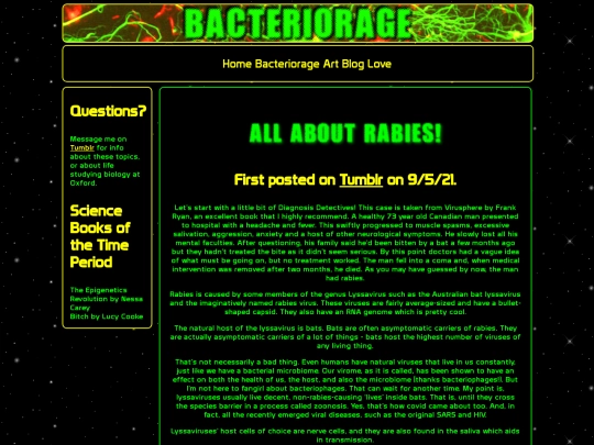 bacteriorage/rabies screenshot