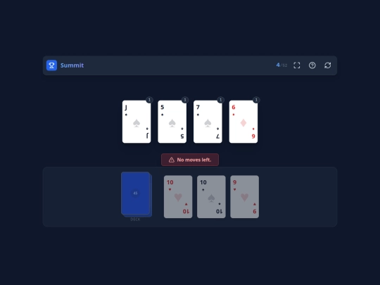 solitaire screenshot