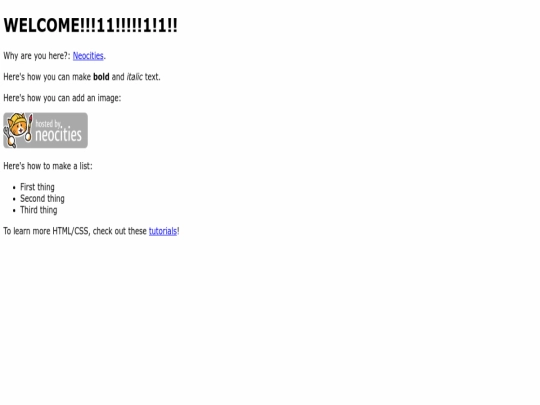 index screenshot