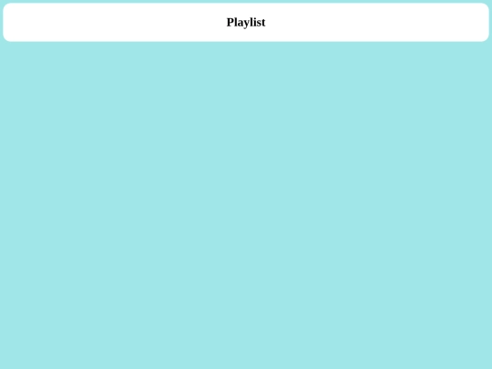 interests/music/playlist screenshot