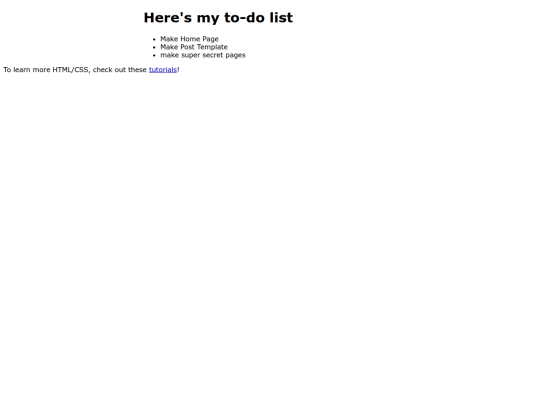 todo screenshot