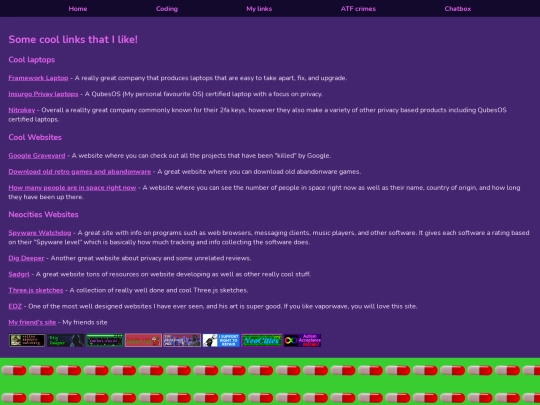 My_links screenshot