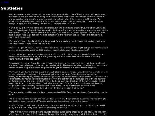 subtleties screenshot