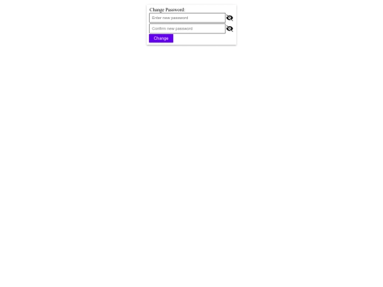 changepassword screenshot