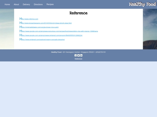 references screenshot