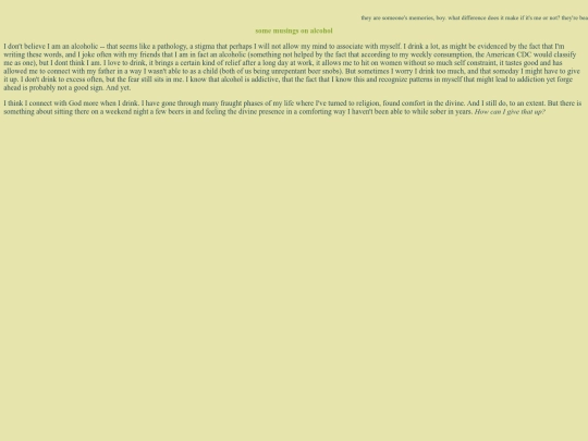 musings/alcoholism screenshot
