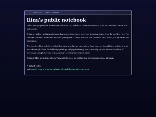 index screenshot