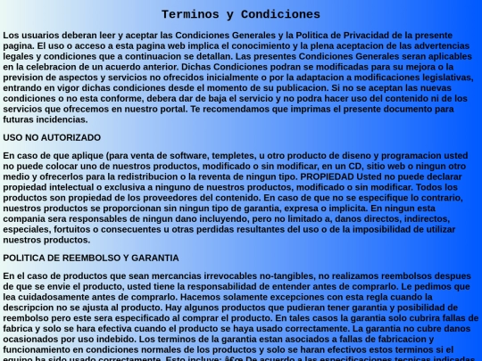 Pagina screenshot