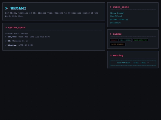 index screenshot