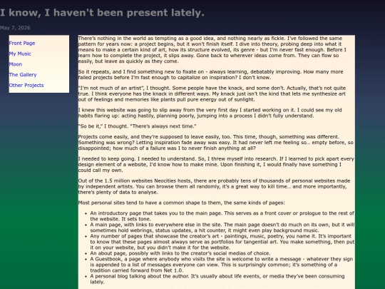 etcblog/beenPresentLately screenshot
