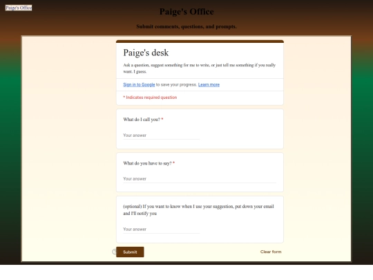 for-paige screenshot